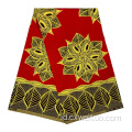 Kain Afrika Lilin Polyester Cetak 100% Berkual Tinggi